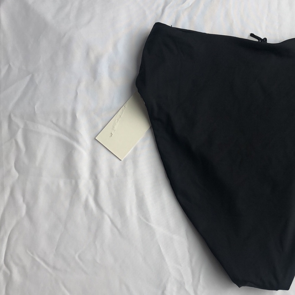 NWT Good American Classic High Waist Solid Black Bikini Bottoms Size 1 or Small - Picture 6 of 9